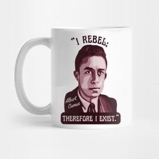 Albert Camus Portrait and Quote Mug